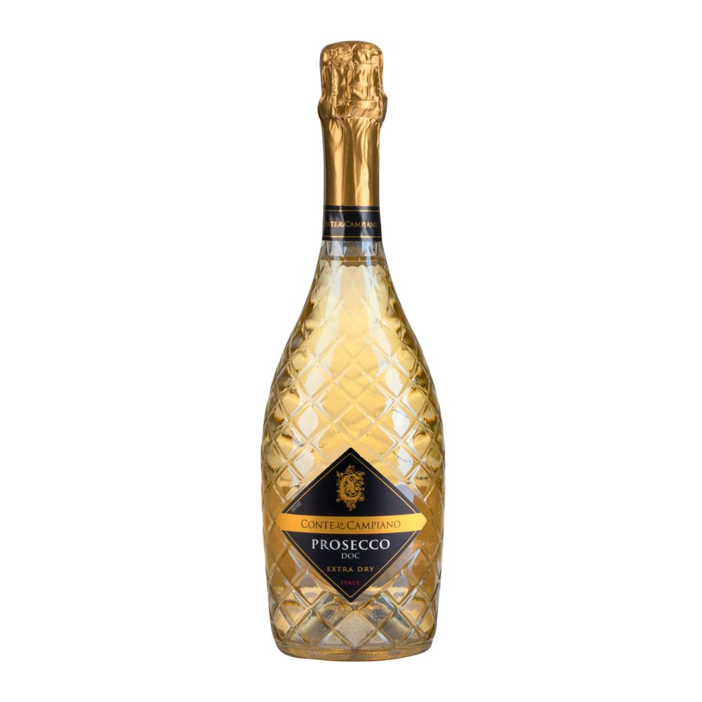 Wino musujące Conte Di Campiano Diamond Prosecco Extra Dry 11,5% białe półwytrawne 750 ml