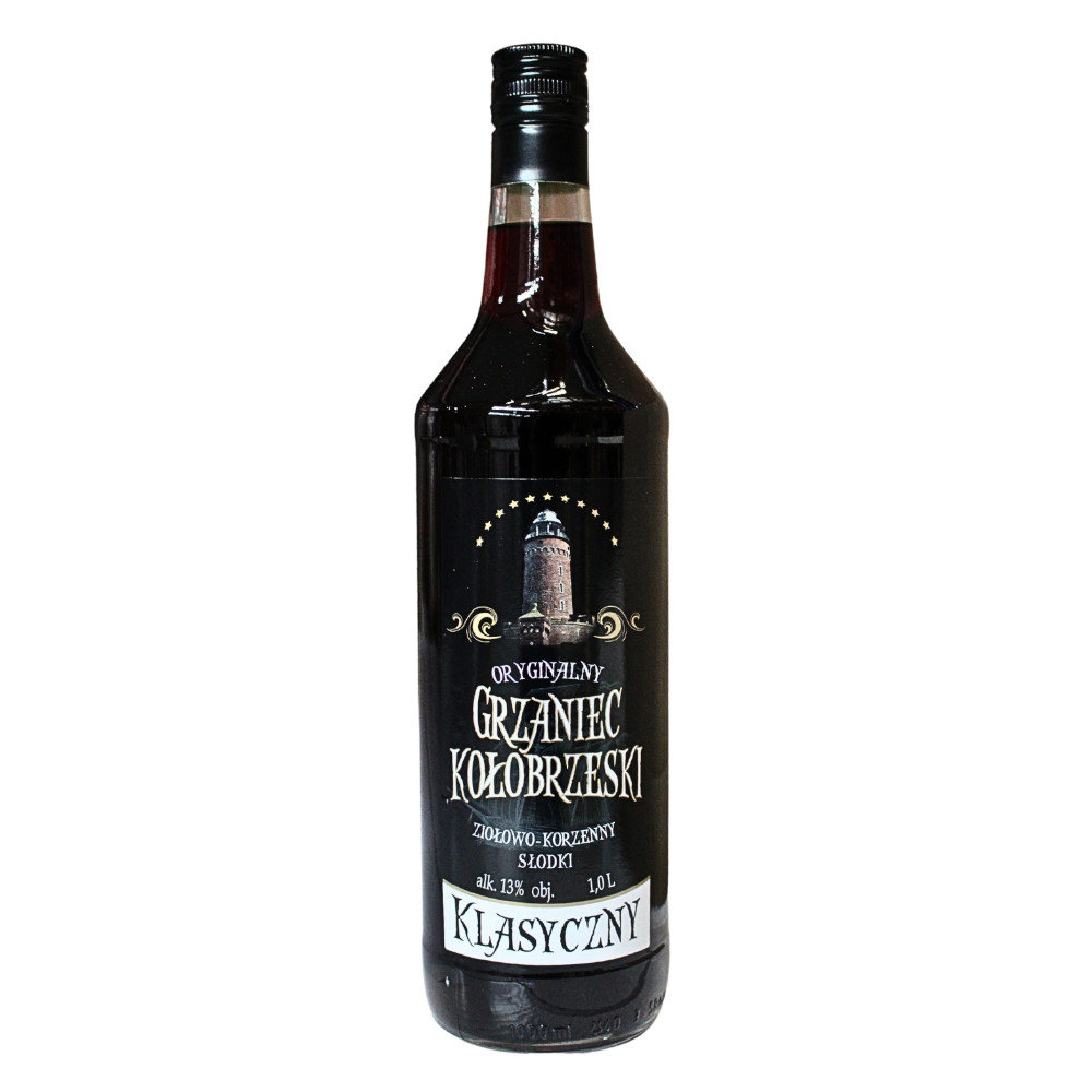 Wino Grzaniec Kołobrzeski 13% czerwone słodkie 1000 ml