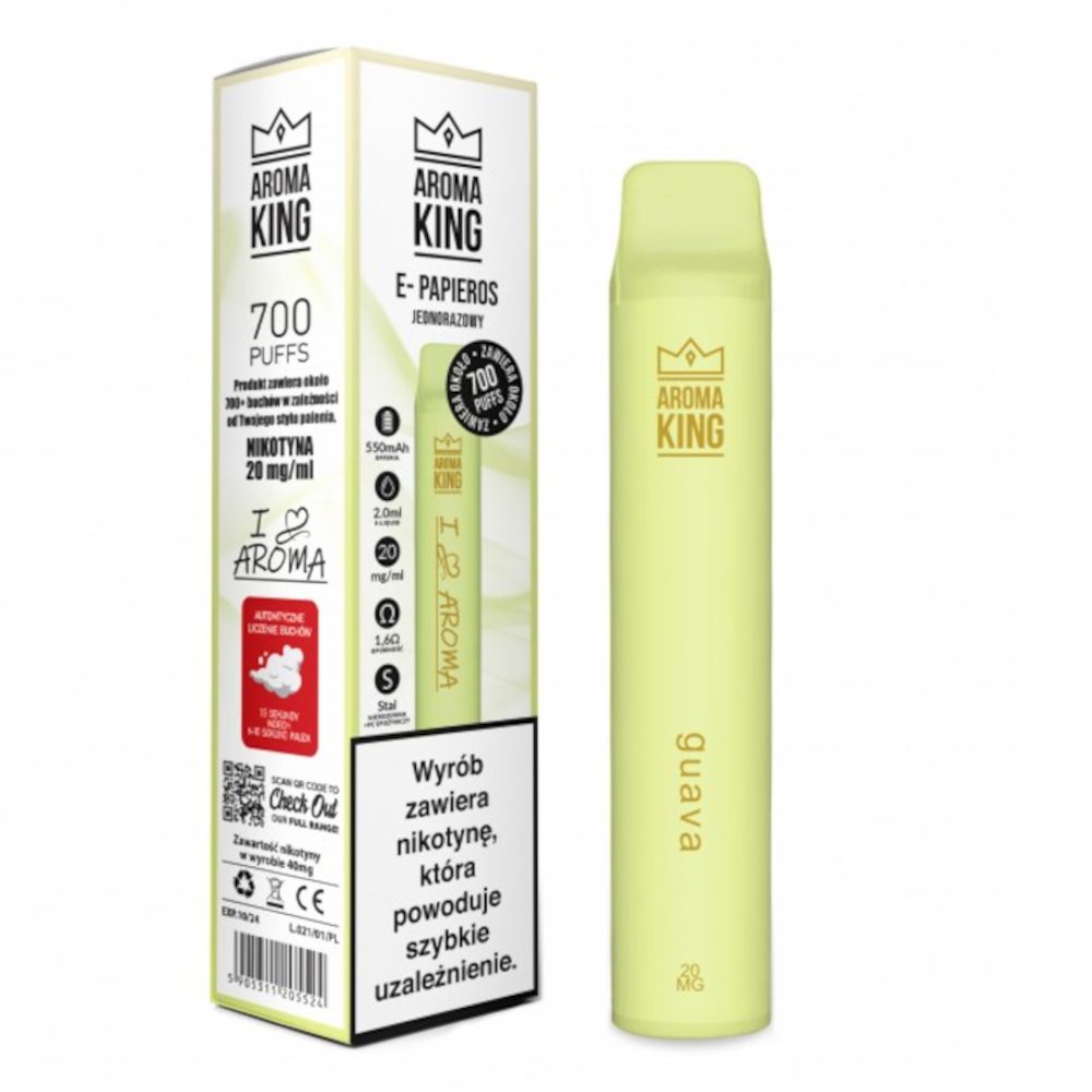 Epapieros I LOVE Aroma King o Aromacie Guava 20 mg