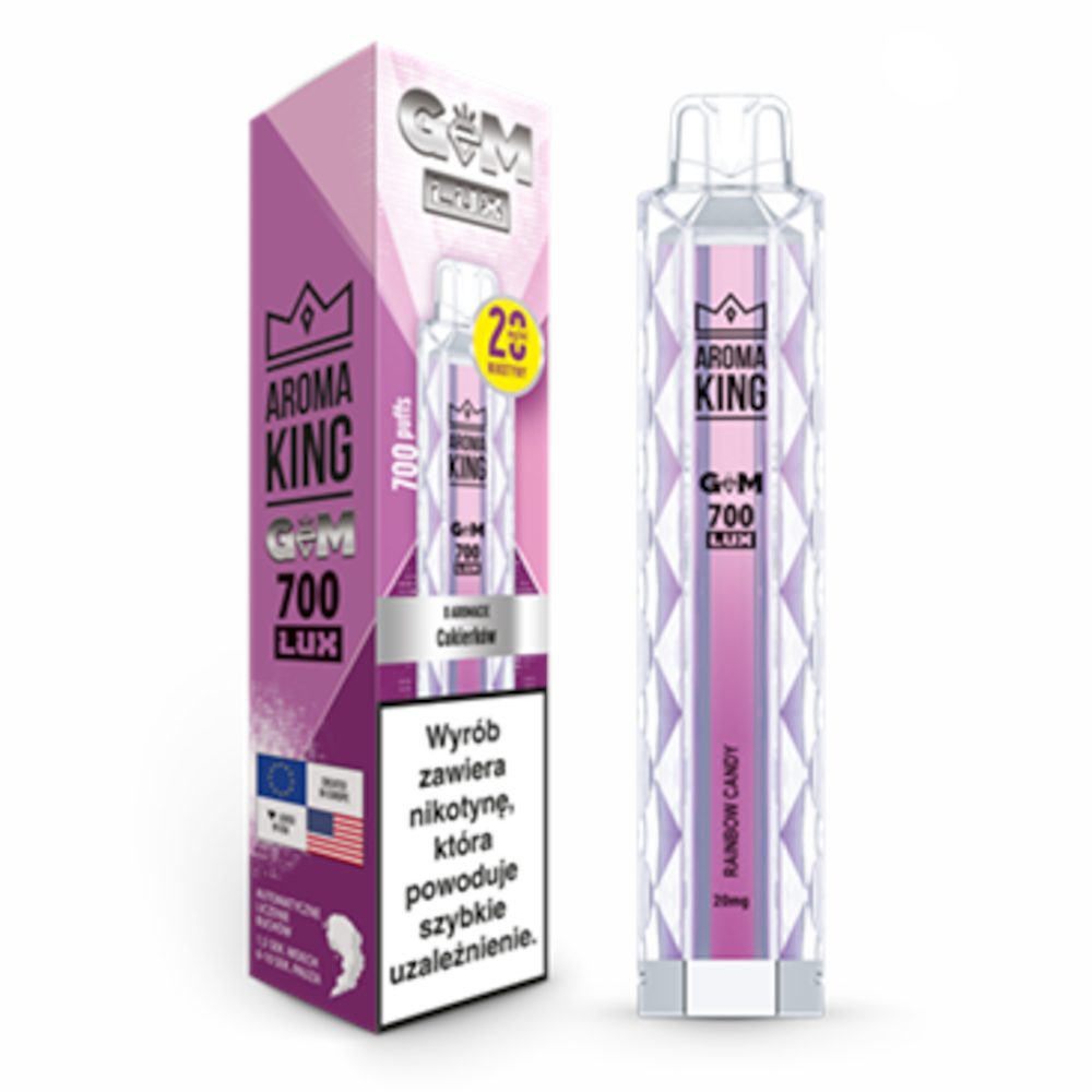 Epapieros Aroma King Gem Lux Rainbow Candy 20 mg