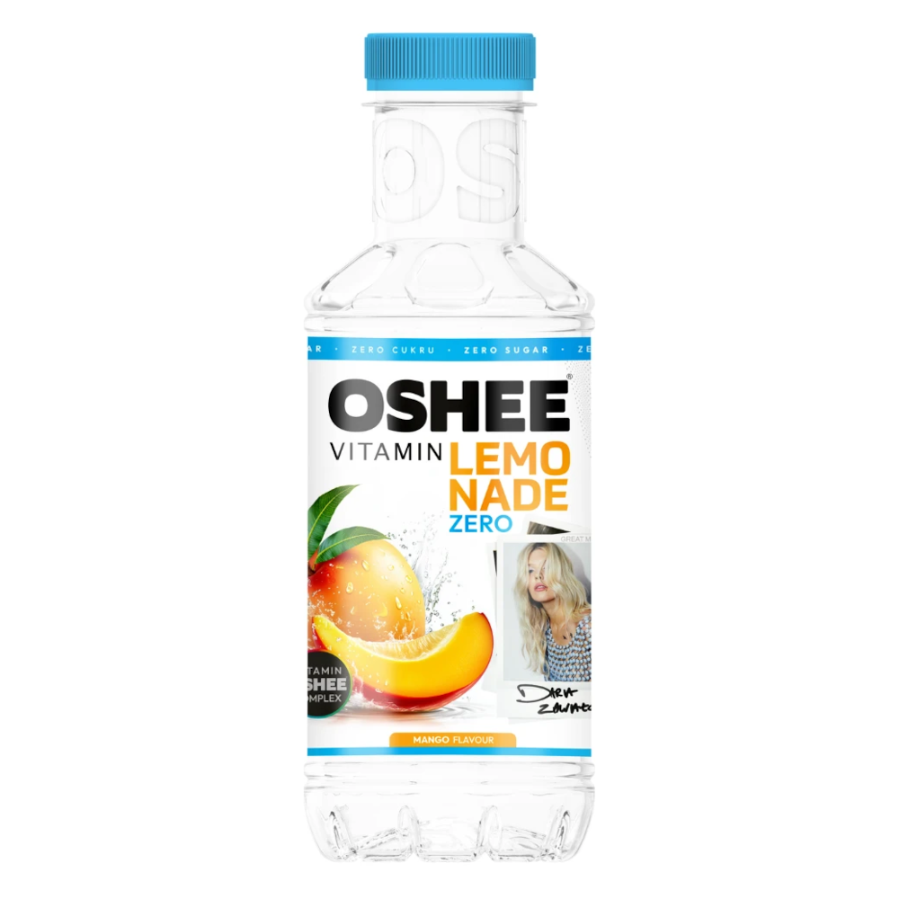 Napój Oshee Zero Vitamin Lemonade mango 555 ml