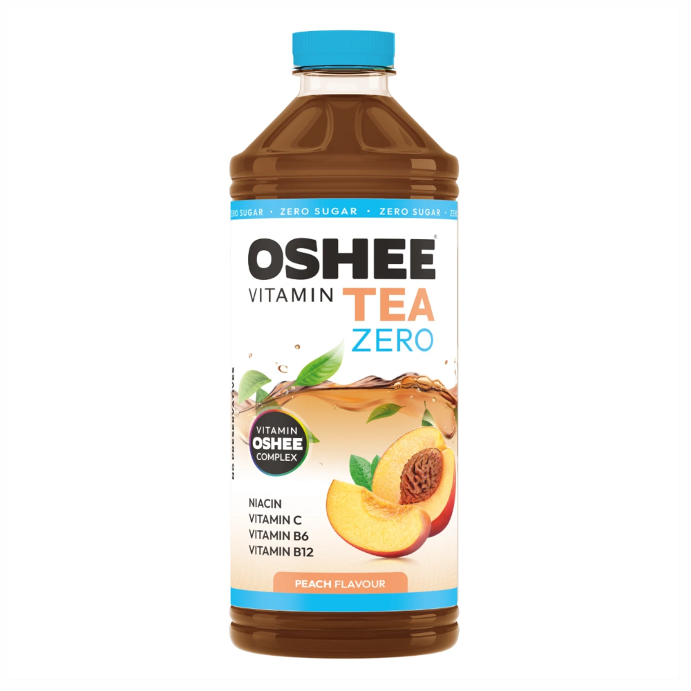 Napoje Oshee Vitamin Tea Zero Brzoskwinia 1100ml