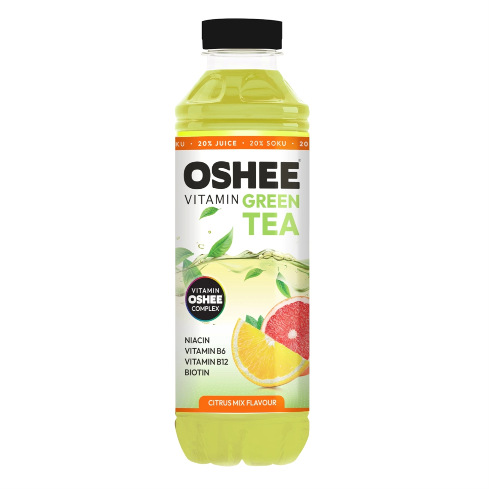 Napoje Oshee Vitamin Green Tea Citrus Mix 555 ml