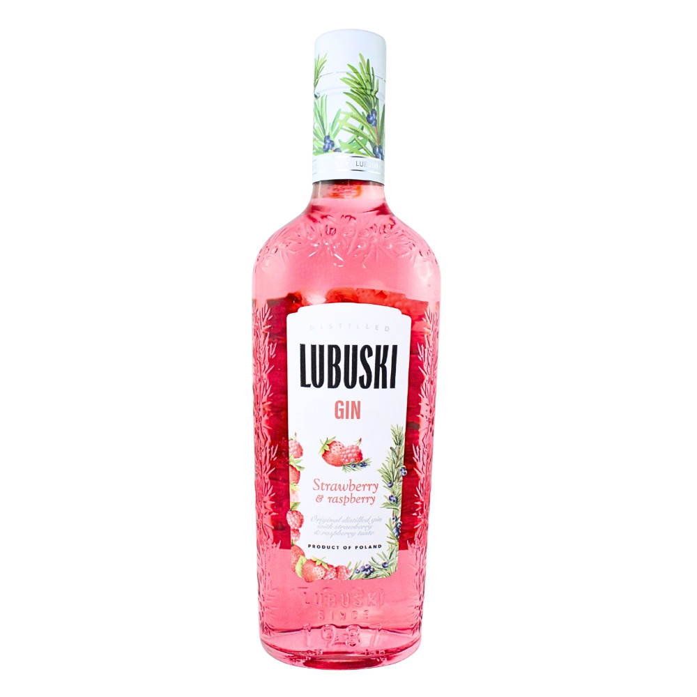 Gin Lubuski Strawberry & Raspberry 37,5% 500 ml