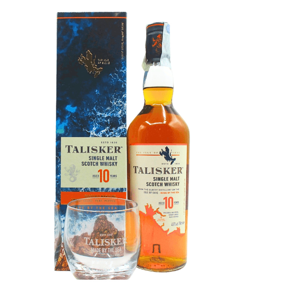 Whisky Talisker 10 YO 45,8% 700 ml + szklanka