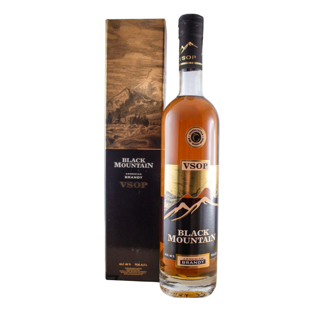 Koniak Armenian Brandy Black Mountain VSOP 5 YO 40% 500 ml kartonik