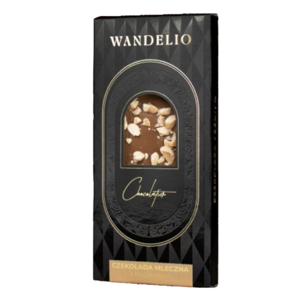 Wandelio Czekolada Mleczna z Migdałami 85 g