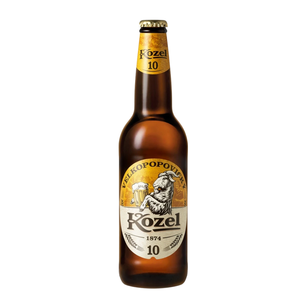 Piwo Kozel Svetly Lezak 10° 4% 500 ml
