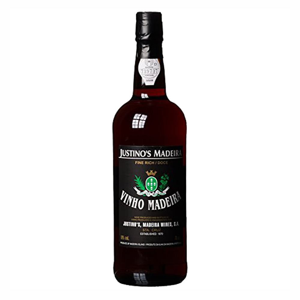 Wino Madeira Justino 19% czerwone półsłodkie 750 ml