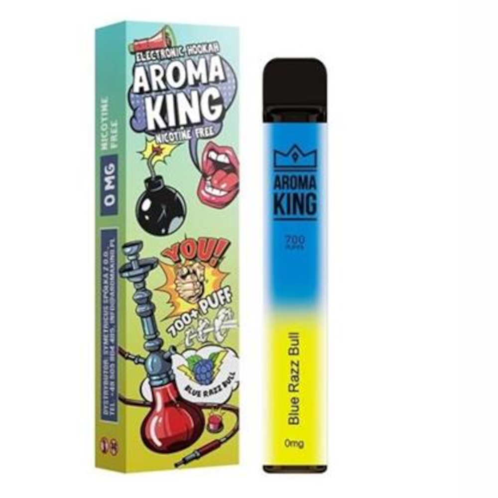 Epapieros Aroma King Hookah Blue Razz Bull