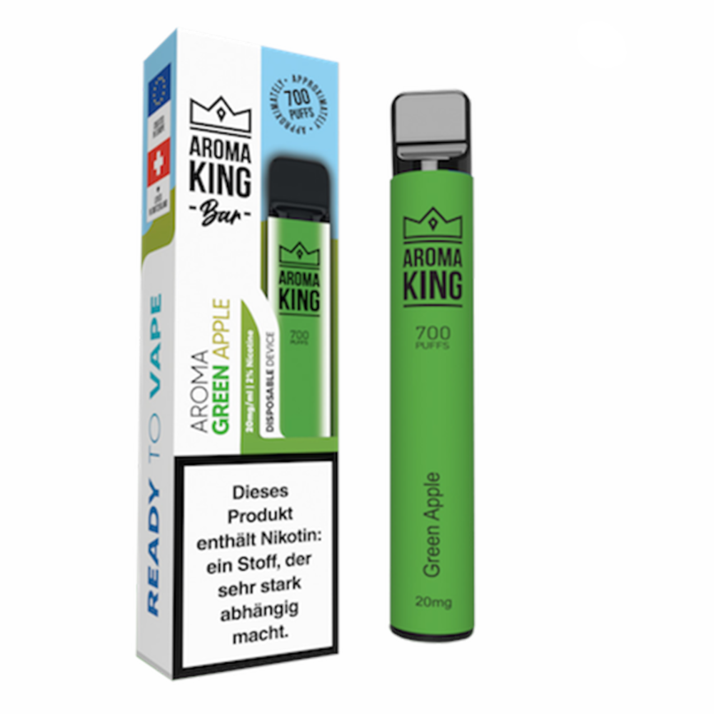 Epapieros Aroma King o Aromacie Zielonego Jabłka 20 mg