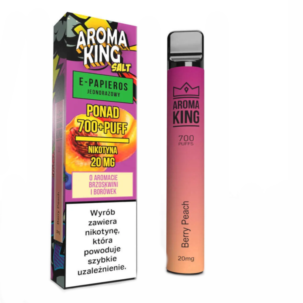 Epapieros Aroma King o Aromacie Brzoskwini 20 mg