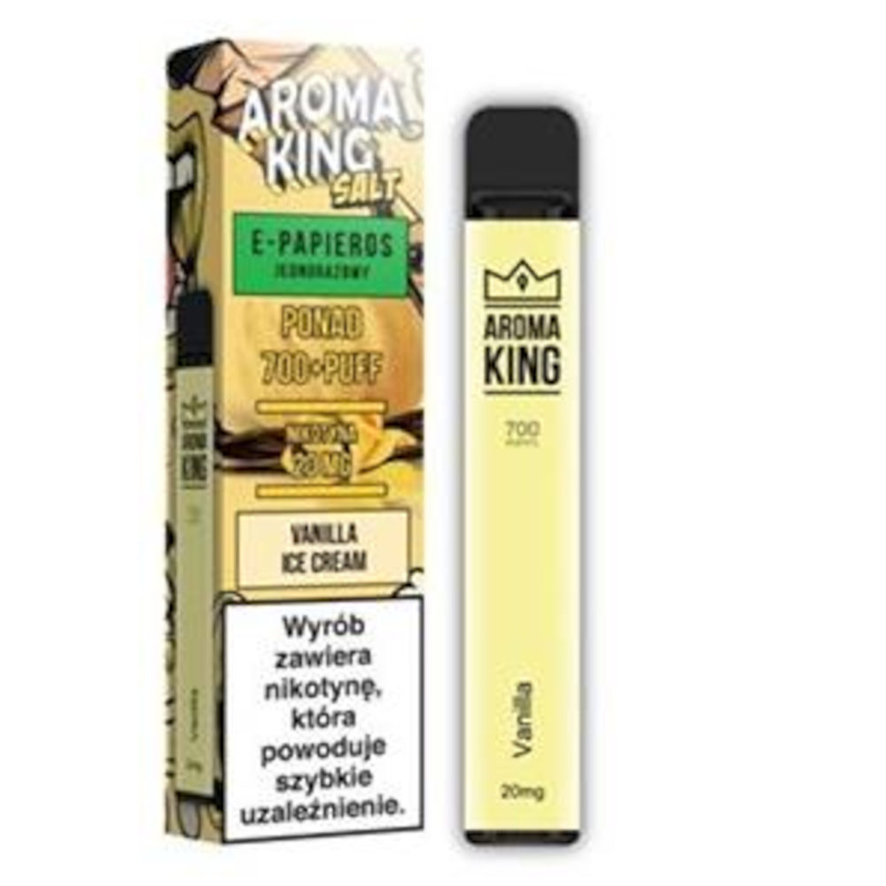 Epapieros Aroma King o Aromacie Lodów Waniliowych 20 mg