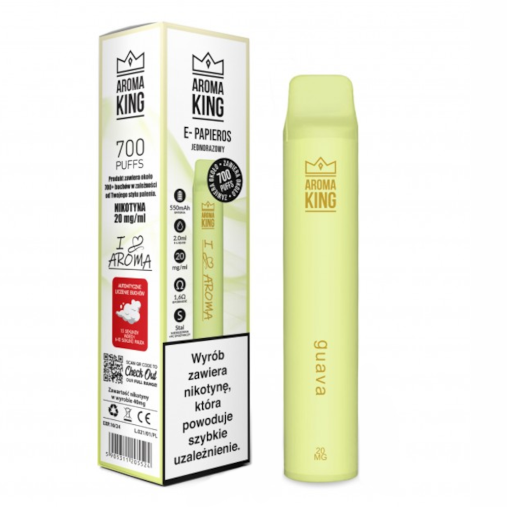 Epapieros I LOVE Aroma King o Aromacie Guava 20 mg