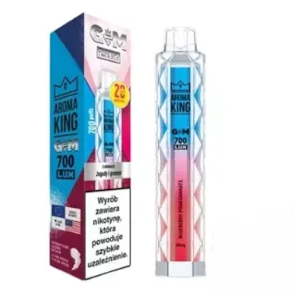 Epapieros Aroma King Gem Lux Blueberry Pomergranate 20 mg