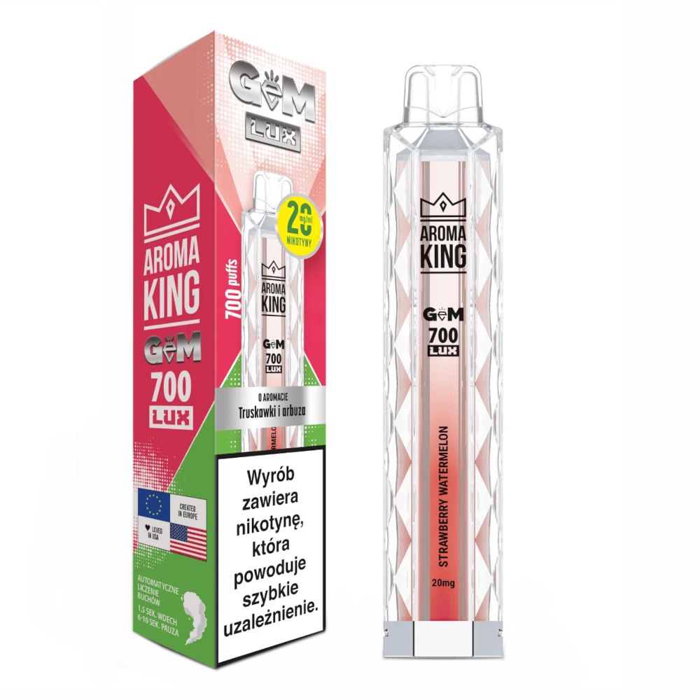 Epapieros Aroma King Gem Lux Strawberry Watermelon 20 mg