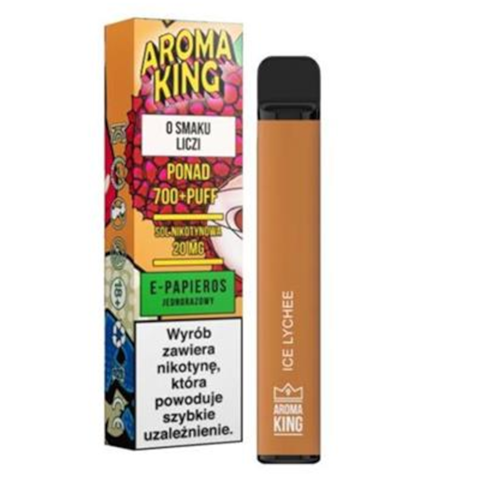 Epapieros Aroma King o Aromacie Liczi 20 mg