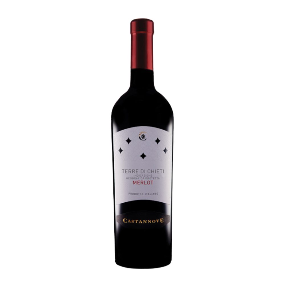 Wino Terre di Chieti Castannove Merlot 13% czerwone wytrawne 750 ml