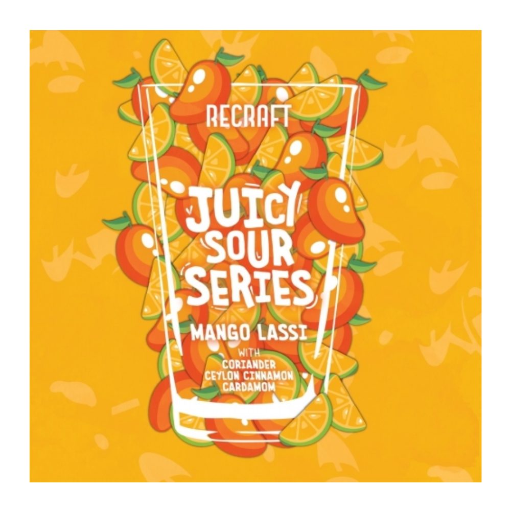 Piwo ReCraft Juicy Sour Series Mango Lassi - Juicy Sour Ale 4% 30 l keg