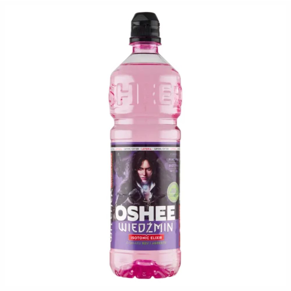Napój izotoniczny Oshee Wiedźmin o smaku bzu i agrestu 750 ml DRS