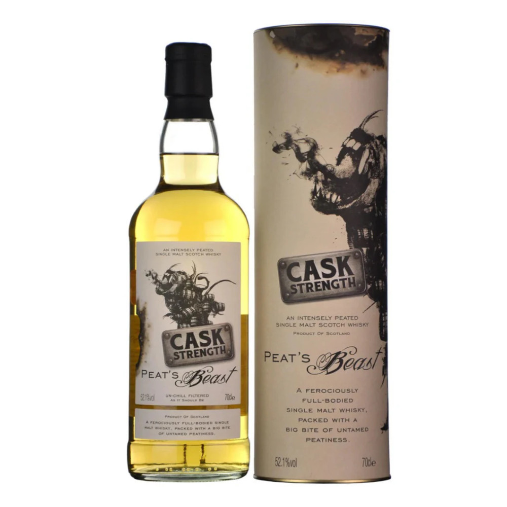 Whisky Peat's Beast Cask Strength 52,1% 700 ml tuba