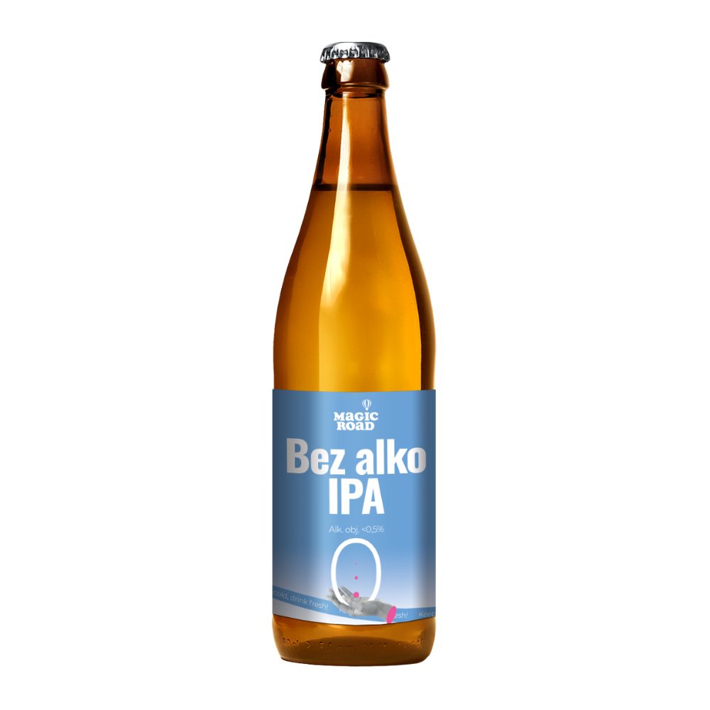 Piwo Magic Road Bez alko IPA 0% 500 ml