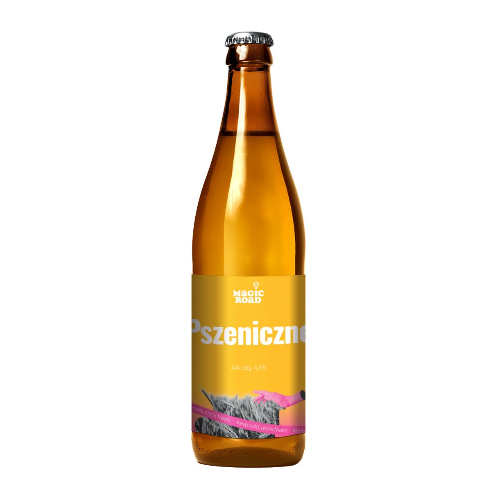 Piwo Magic Road Pszeniczne 4,5% 500 ml