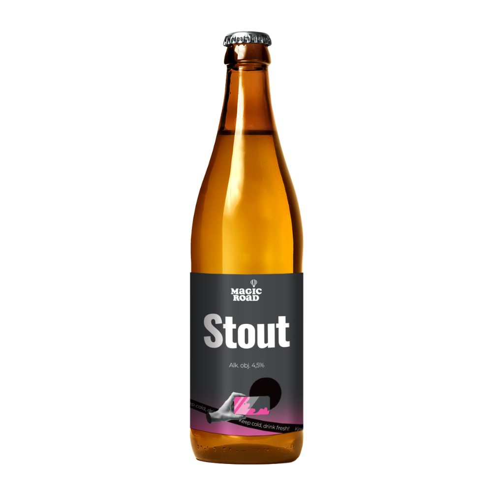 Piwo Magic Road Stout 4,5% 500 ml