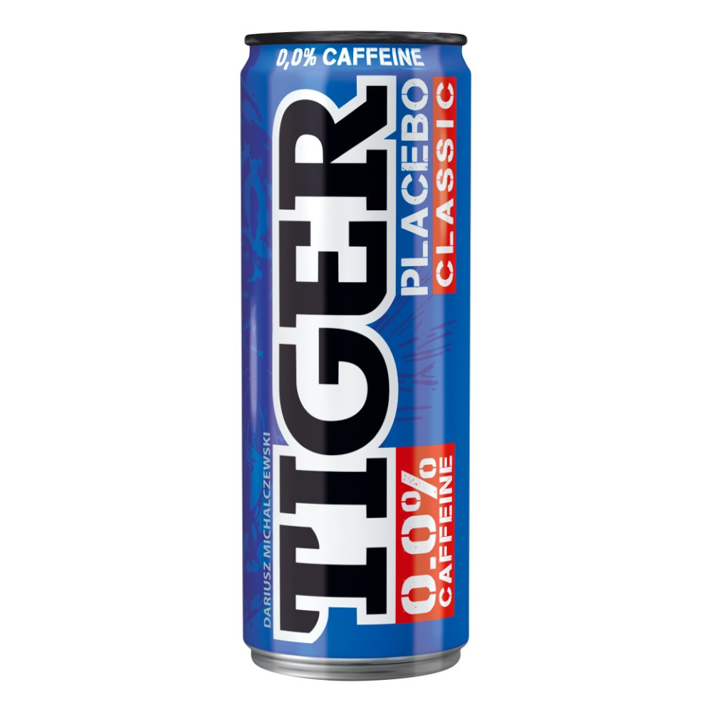 Energetyk Tiger Placebo Classic Bez Kofeiny 250 ml DRS