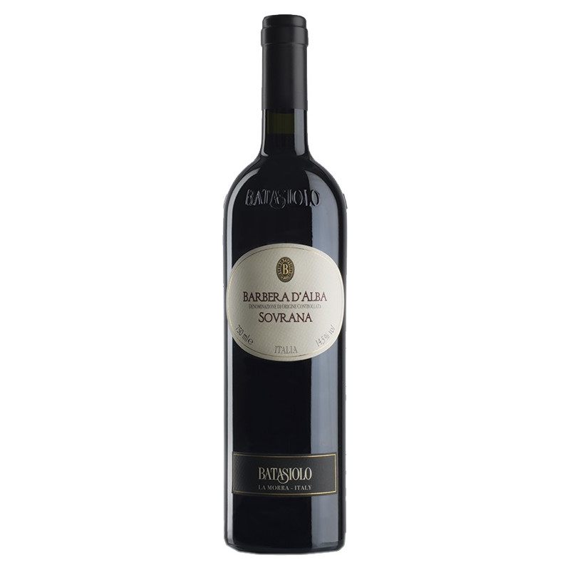 Wino Batasiolo Barbera D’Alba Sovrana Piemont 14% wytrawne czerwone 750 ml