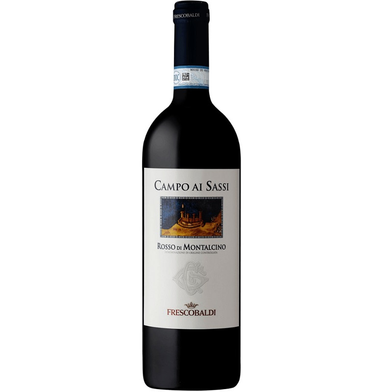 Wino Campo Ai Sassi Frescobaldi Rosso Di Montalcino Toscana wytrawne czerwone 12,5 % 750 ml