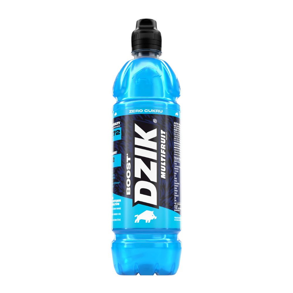Napój izotoniczny Dzik Vitamin Boost Zero Multifruit 750 ml DRS