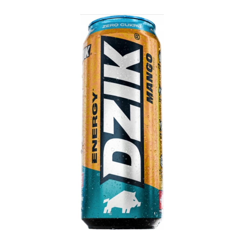 Napój energetyczny Dzik Energy Zero Kalorii Mango 500 ml DRS