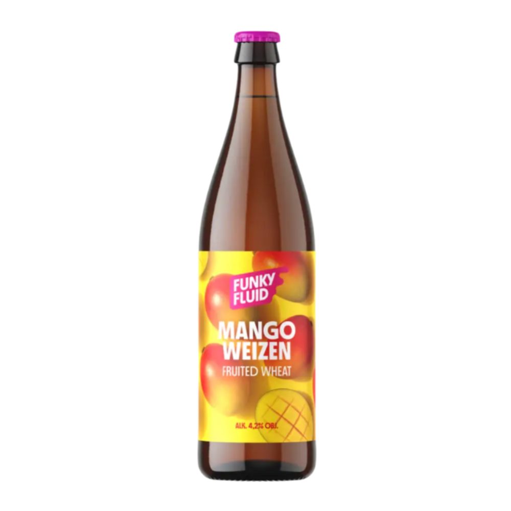 Piwo Funky Fluid Funky Fruit Mango Weizen 4,3% 500 ml