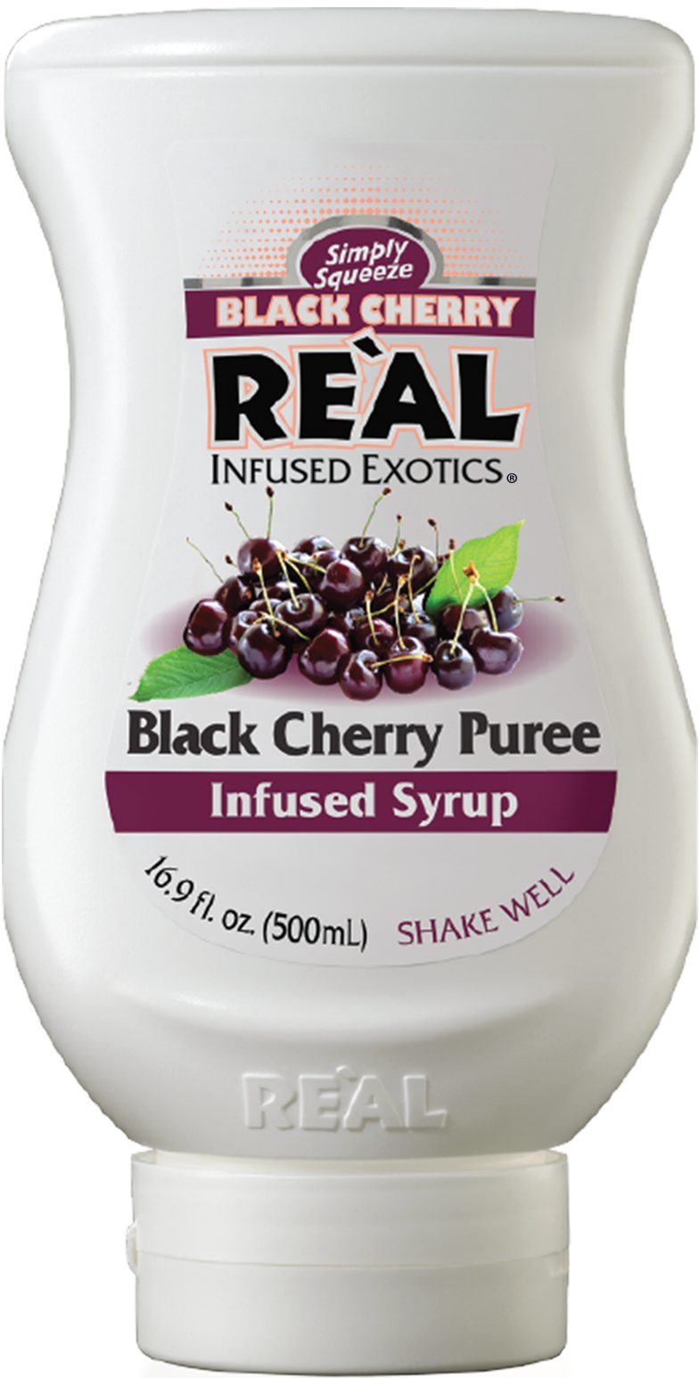 Real Black Cherry Puree Przecier z Czarnej Wiśni 500 ml