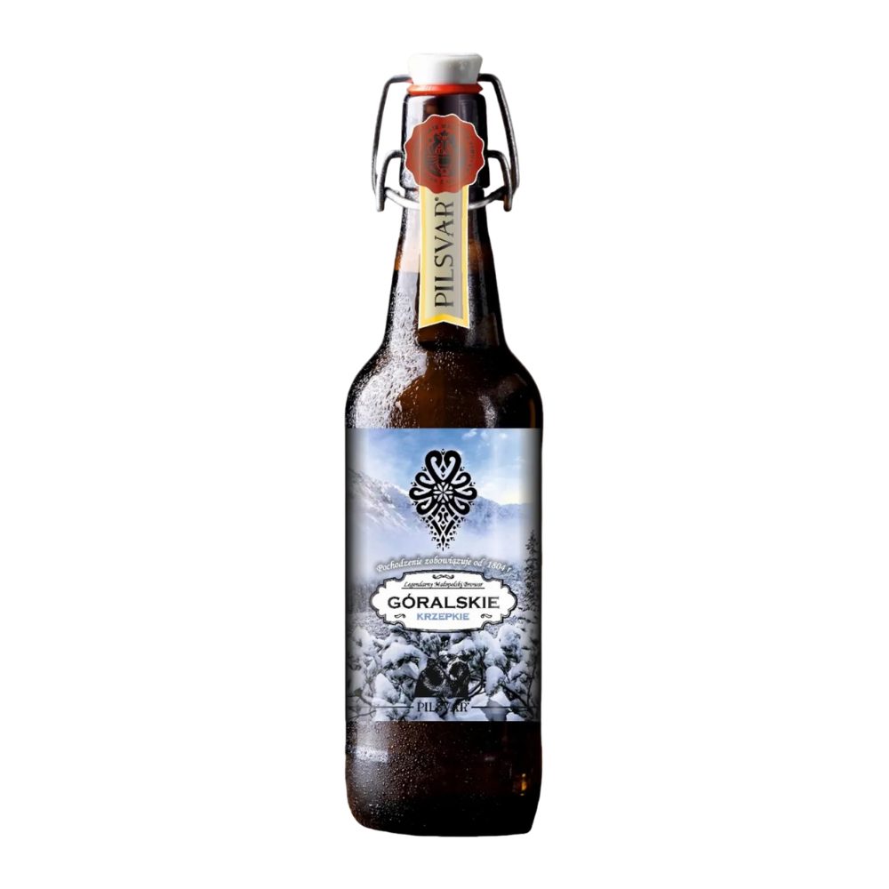 Piwo Pilsvar Grybów Krachla Góralskie Krzepkie 6% 500 ml