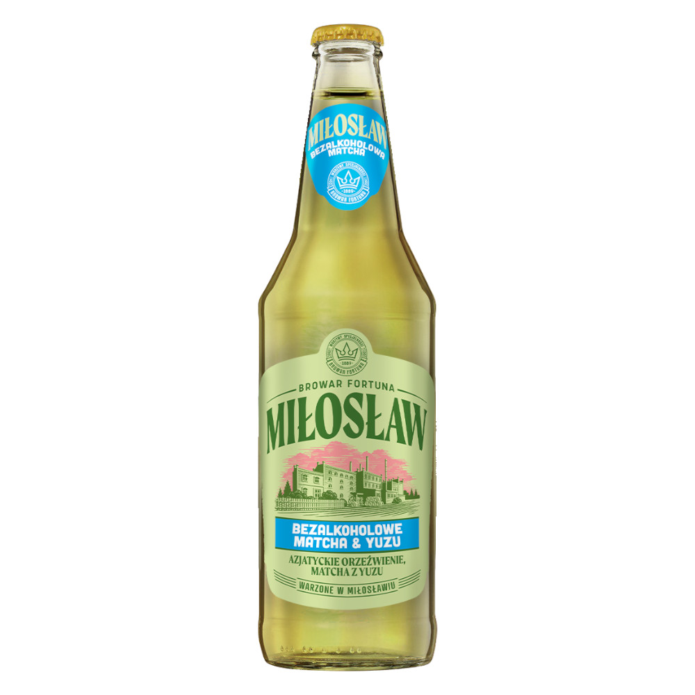 Piwo Miłosław Matcha & Yuzu 0% 500 ml
