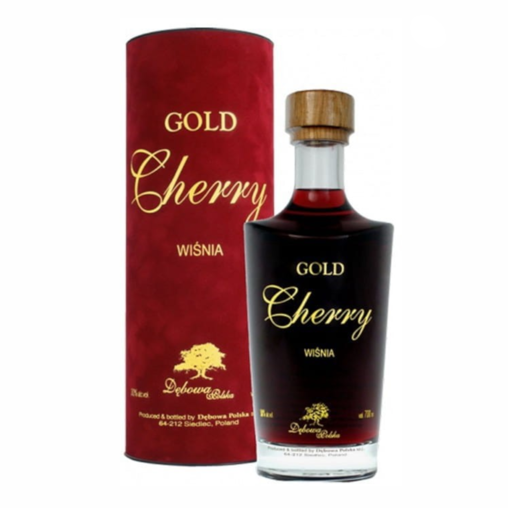 Likier Dębowa Cherry Gold Lampion 30% 700 ml