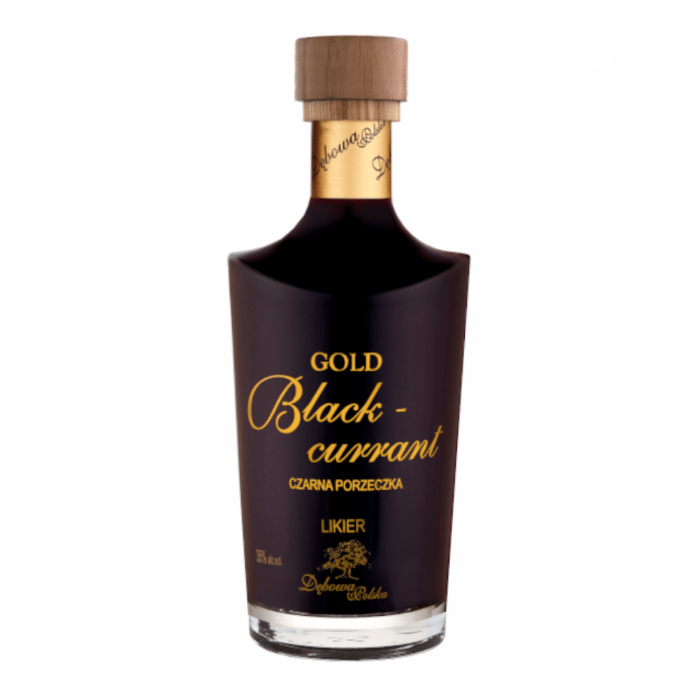Likier Dębowa Blackcurrant Czarna Porzeczka Lampion 35% 700 ml