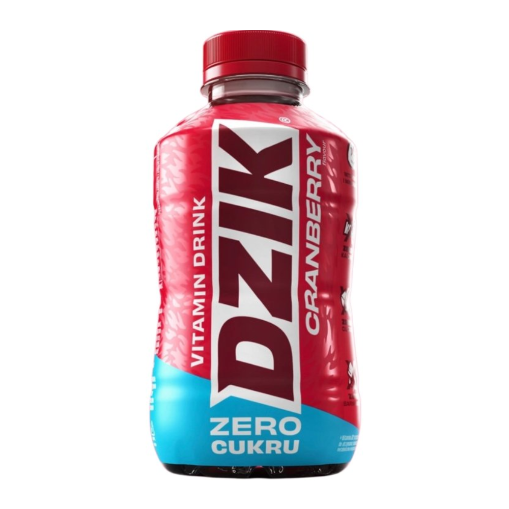 Napój Dzik Vitamin Drink Zero Cranberry 500 ml DRS