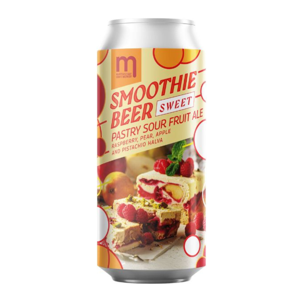 Piwo Maryensztadt Smoothie Beer Sweet Raspberry, Pear, Apple, Pistachio Halva 4,2% 500 ml puszka