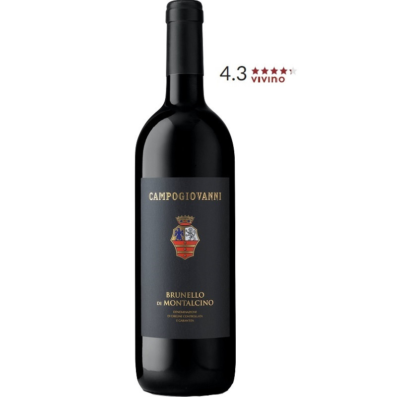 Wino Campogiovanni Brunello Di Montalcino Toskana wytrawne czerwone 15,5 % 750 ml