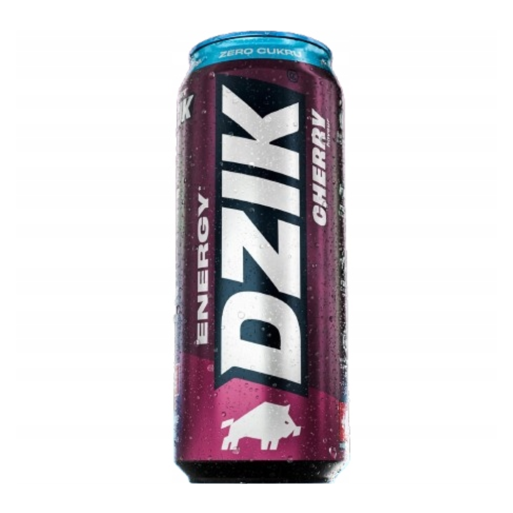 Napój energetyczny Dzik Energy Zero Kalorii Cherry 500 ml