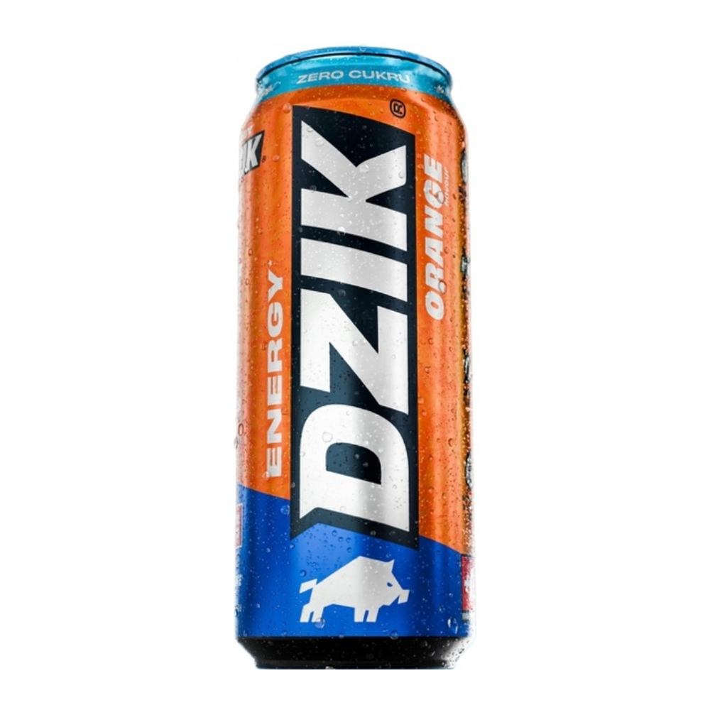 Napój energetyczny Dzik Energy Zero Kalorii Orange 500 ml
