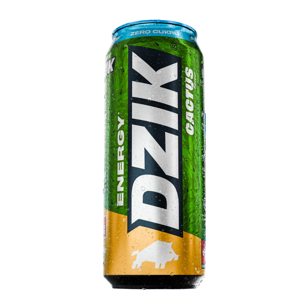 Napój energetyczny Dzik Energy Zero Kalorii Cactus 500 ml DRS