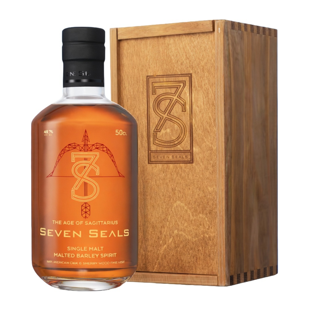 Whisky Seven Seals The Age of Sagittarius Sherry Finish 49,7% 500 ml pudełko