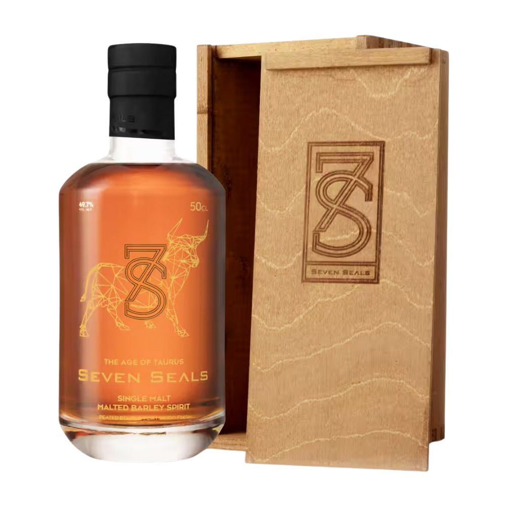 Whisky Seven Seals The Age of Taurus Peated Port Finish 49,7% 500 ml