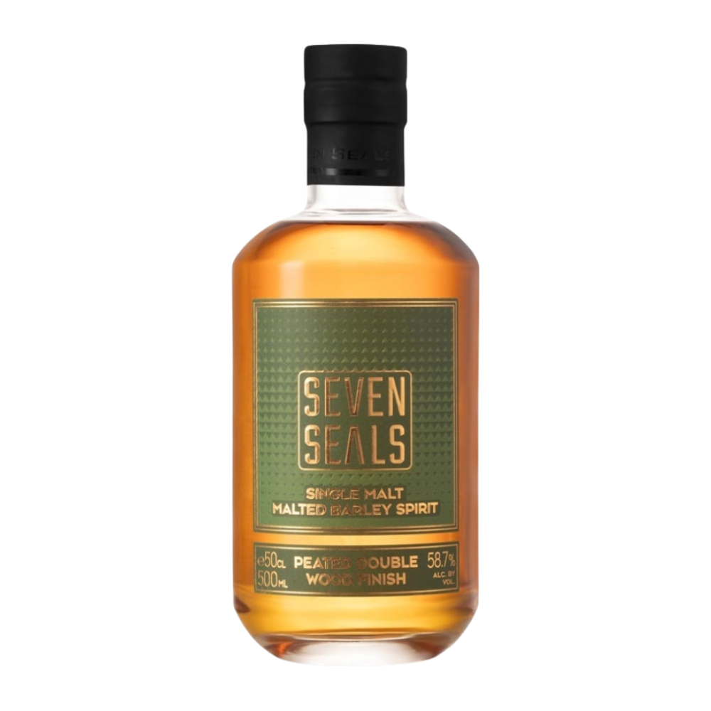 Whisky Seven Seals Peat Double Wood 58,7 % 500 ml