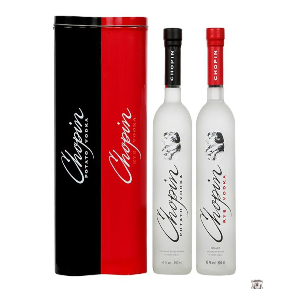 Wódka Chopin Potato i Rye 40% 2 x 500 ml  podwójna tuba
