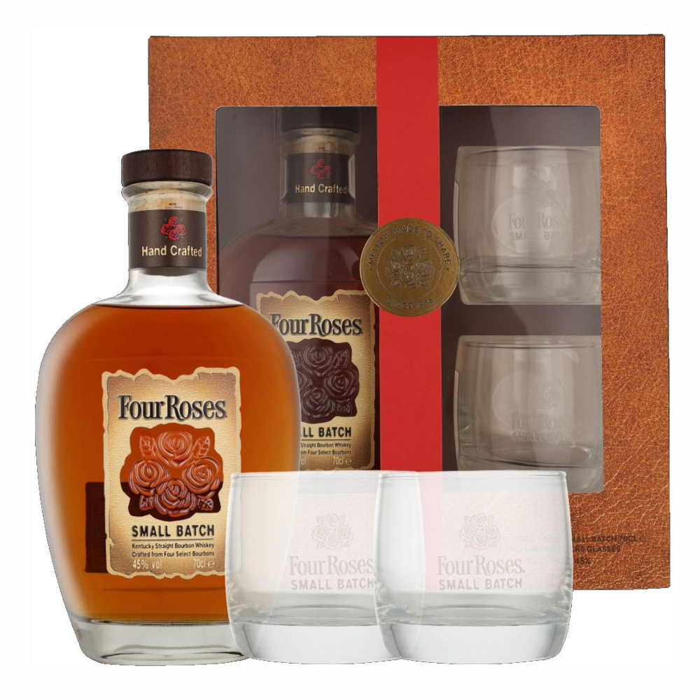 Whisky BN Four Roses Small Batch + 2 szklanki 45% 700 ml